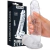 PENIS JELLY 19 CM FLAWLESS CLEAR C/ VENTOSA 302