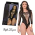 BODY C/ DECOTE ARRASTAO FRONTAL E NAS MANGAS YAFFA 3112