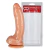 PENIS SILICONE PELE C/ESCROTO VENTOSA 18,5X4CM BENGALA 3120