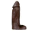 PENIS GIGANTE ESPESSURA 23CM NEGRO C/ ESCROTO 3139 - comprar online