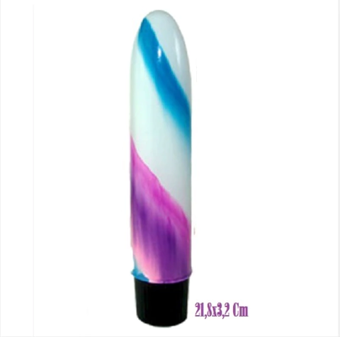 PERSONAL VIDRO CRISTAL 21CM ARCO-IRIS GLASS WANDS 3183