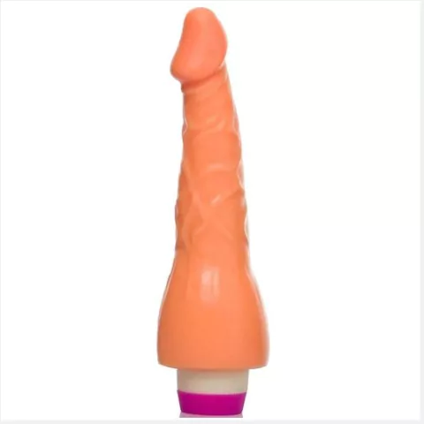 PENIS SILICONE PELE EXPLORER CONICO 19CM VIBRO 3257