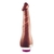 PENIS SILICONE CHOCOLATE 19CM EXPLORER CONICO VIBRO 3258