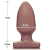 PLUG SIL CONICO CHOCOLATE 13,5CM CONICO LARGE BUTTPLUG 3268 na internet