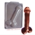 FORMA CHOCOLATE FACE PENIS RETO 20CM C/TESTICULO 3451