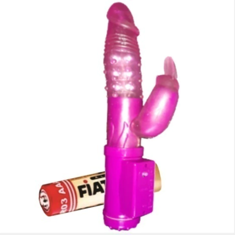 PENIS VIBRADOR BUTTERFLY ROTATIVO K IMPORT 3849