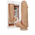 PENIS SILICONE PELE ESCROTO E VENTOSA 18x5CM P LUXURIA 4048