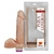 PENIS SILICONE PELE C/ ESCROTO 16X3,5CM VB P LUXURIA 4073