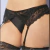 CINTA LIGA RENDA PRETO C/ AJUSTE YAFFA 4196 - Afrodith Sex Shop