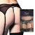 CINTA LIGA RENDA BI-COLOR FLORAL E CALCINHA YAFFA 4225 - comprar online