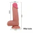 PENIS DUAL LAYER 20CM C/ VENTOSA VERTEBRA MARROM 4885 - Afrodith Sex Shop