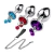 PLUG ANAL JOIA CIRCULO CROMADO C/ SINO E CORRENTE G 4979 - Afrodith Sex Shop