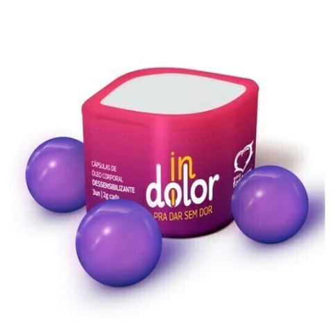 INDOLOR BOLA DO PRAZER DESSENSIBILIZANTE 3UN 5201