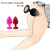 PLUG ANAL CIRCULO SILICONE CORES 3 UN KIT 5423 - loja online