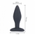 PLUG ANAL CONICO C/ BASE PIRAMIDAL 12X3,9CM SI-G 5430 - loja online