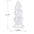 PLUG ANAL 3 X-BALLS GRADUAL ESCALONADO 20X10CM C/ VENTOSA 5495 na internet