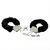 SM ALGEMA PELUCIA HAND CUFFS PRETO YOUVIBE 5838