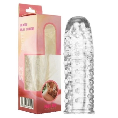 CAPA PENIANA SILICONE TEXTURIZADA FEEL ME 5867
