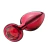 PLUG ANAL JOIA METAL LITE CONICO VERMELHO 5948 - Afrodith Sex Shop