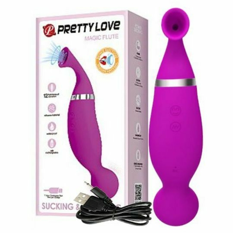 ESTIMULADOR DUPLO COM SUCCAO ROMANCE SWAN 6176
