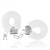 SM ALGEMA PELUCIA HAND CUFFS BRANCO YOUVIBE 6181 na internet
