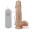PENIS SILICONE PELE C/ VENTOSA ESCROTO VB EXT 18X4,4CM 6252