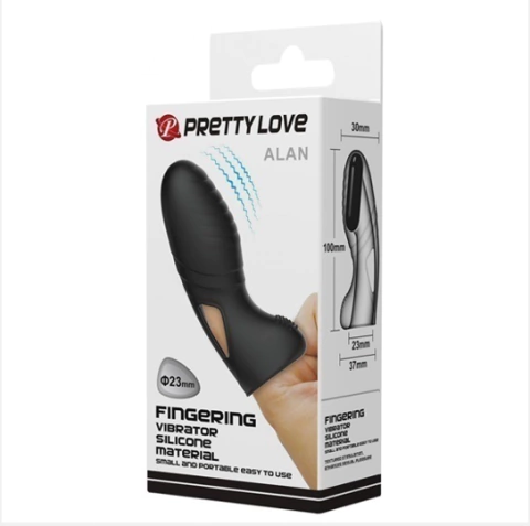 DEDEIRA COM VIBRO ALAN PRETTY LOVE 6338
