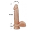 PENIS SILICONE 16 CM PELE ESCROTO VENTOSA E VIBRO 6418 - comprar online
