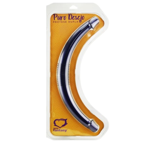 PENIS MIAME JELLY 43 CM ROXO PURO DESEJO 6458