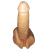 PENIS KOMIKU SILICONE PELE 17X3+9X1CM MAO PENIS 649 - Afrodith Sex Shop