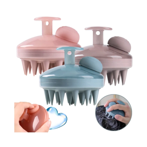 Peine Cepillo De Silicona Masajeador C/dispensador De Shampo - comprar online