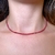 Choker Grumet Pink Prata - comprar online