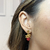 Brinco Cacho Jade Ouro