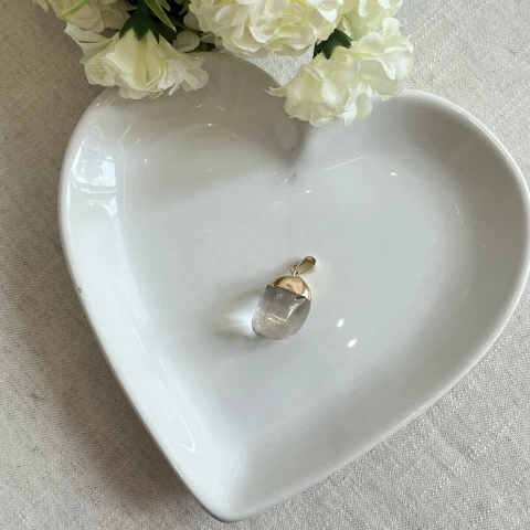 Pingente Pedra Natural Cristal