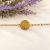 Pulseira Medalha Mini São Bento Ouro - comprar online