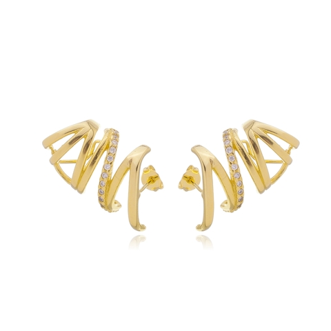 Brinco Ear Cuff Mia Cristal