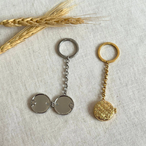 Chaveiro Redondo Relicário