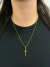 Colar Crucifixo Ouro - loja online