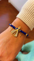 Pulseira Nossa Senhora Aparecida Azul - Mattielo Joias