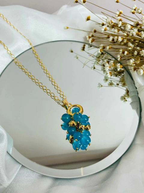 Colar Cacho Jade Ouro - comprar online