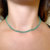 Choker Grumet Verde Água Ouro - loja online