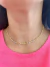 Choker de Zircônias Coloridas Ouro - comprar online