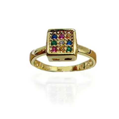 Anel Chuveiro Colors Ouro - comprar online