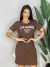 Vestido Marrom - Chicago - comprar online
