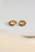 Argola Colorida Cravajada Banhado a Ouro 18k