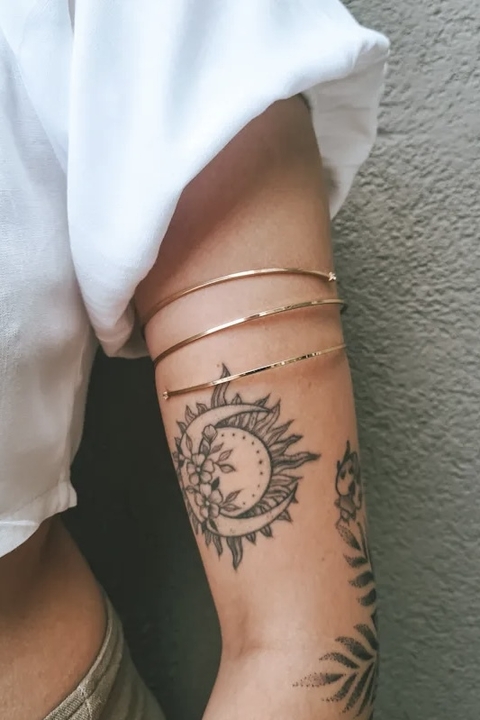 Bracelete de Antebraço Três Fios com zircônias Banhado a Ouro 18k - comprar online