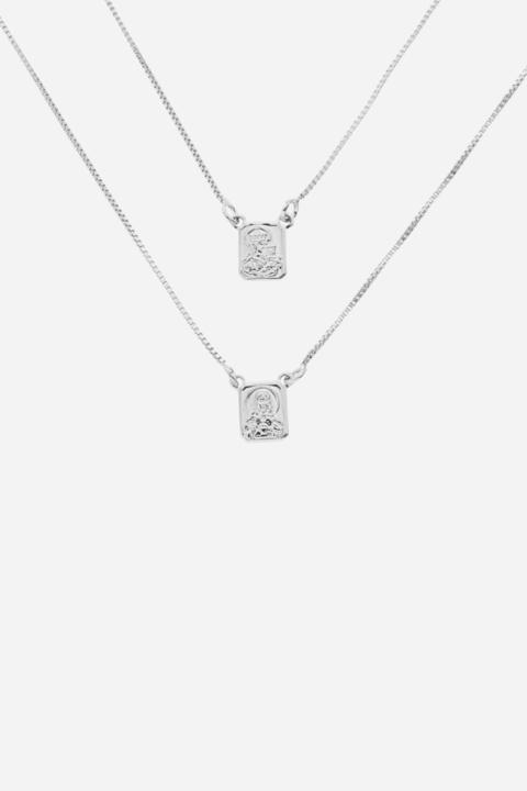 Colar Escapulário Prata 925 Legitima - comprar online