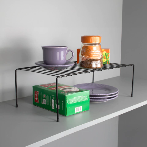 Prateleira Grande Organizadora Armário Cozinha Duas Cores - comprar online