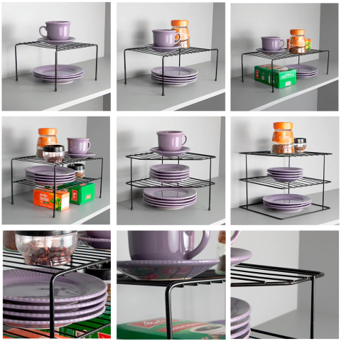 Prateleiras Divisora Organizadoras de Armário Cozinha - comprar online
