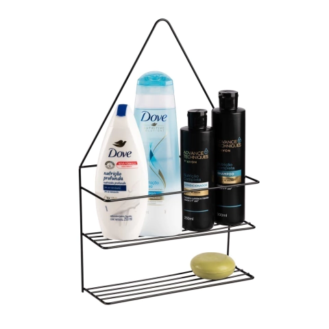 Porta Shampoo Banheiro Sabonete Pendurar Parede Fácil - comprar online